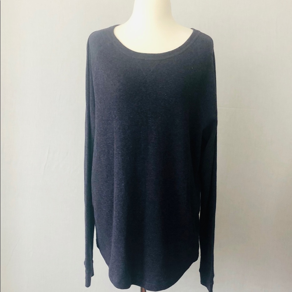 Mossimo Thermal Shirt In Deep Purple Heather
